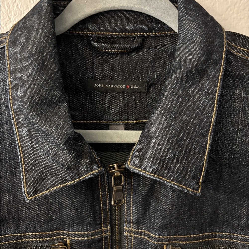 John Varvatos Dark Denim Jacket - Picture 5 of 11